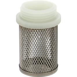 Stainless steel F304 strainer basket with nylon threaded end 392 | Syveco