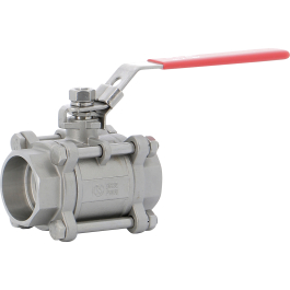 Stainless steel ball valve 792 3-piece body SW | Syveco