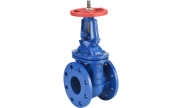 Ductile iron gate valve 158 high temperature RF PN10/16 NF