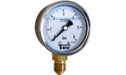 Stainless steel pressure gauge glycerine radial Ø50 1612