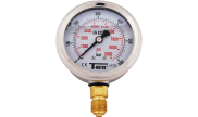 Stainless steel pressure gauge glycerine radial Ø63 1613