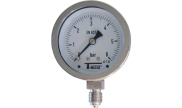 Full stainless steel  pressure gauge dry radial Ø63 1616