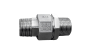 Forged stainless steel equal union male BSP 2064