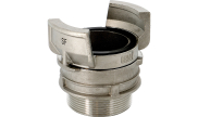 Stainless steel Guillemin symmetrical male coupling with lock 2423