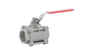 Stainless steel ball valve 790 3-piece body BSP