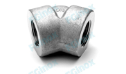 Stainless steel 45° equal elbow F/F NPT