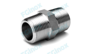 Stainless steel equal hexagonal nipple NPT