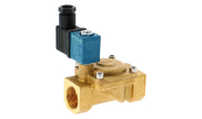 Brass solenoid valve ESM 85 servo-assisted normally closed