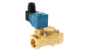 Brass solenoid valve ESM 87 servo-assisted normally open