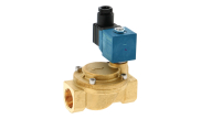 Brass solenoid valve ESM 87 servo-assisted normally open - ACS