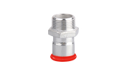 Carbon steel adapter male - Press fitting