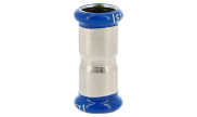 Stainless steel equal nipple - Press fitting