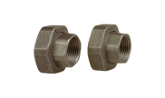 Threaded union fitting - For threaded circulators