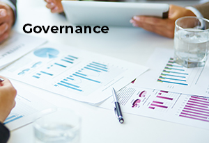 block with title Governance to go to the page dealing with governance issues at Syveco