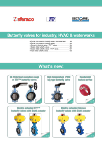 Open chapter Butterfly valves for industry, HVAC & waterworks