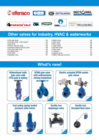 Open chapter Other valves for industry, HVAC & waterworks