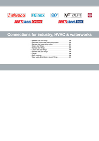 Open chapter Connections for industry, HVAC & waterworks